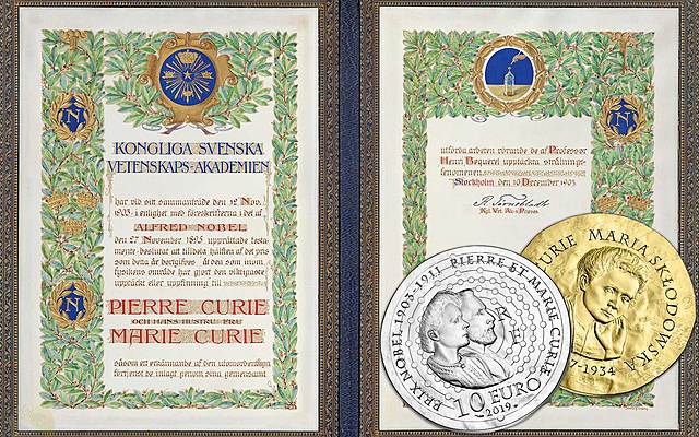 Marie Curie wins her second Nobel Prize.