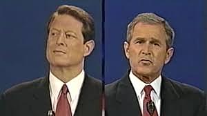 George defeats Al Gore in the president election