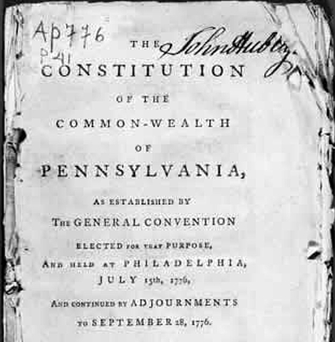 A New State Constitution