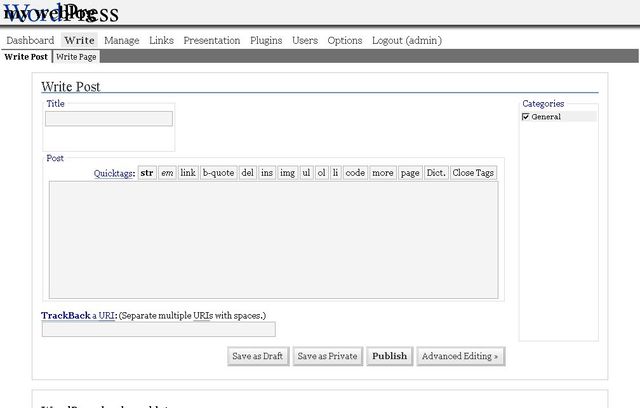 WordPress 1.5  "STRAYHORN"
