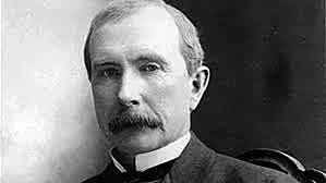 John D Rockefeller starts standard oil
