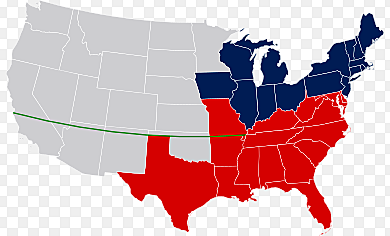 The Missouri Compromise (Political) (Red)