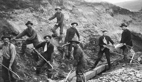 California Gold Rush (economical and social - green)