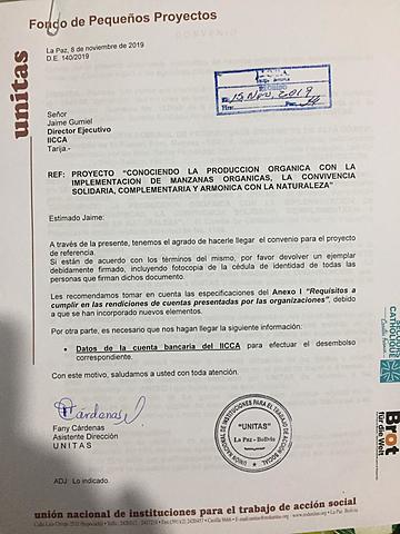 Información al Equipo Técnico