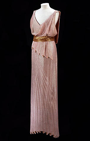 "Evening Dress," designed by French designer Jean Patou, c.1932