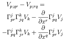 Tensor de curvatura.