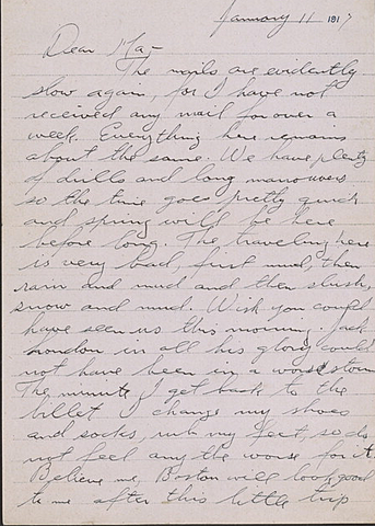 Letter to mother from Edgar D. Andrews