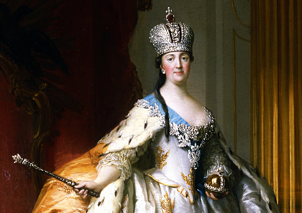 Catherine the Great crowned in Moscow