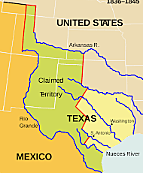 Annexation of Texas (Political) (Red)
