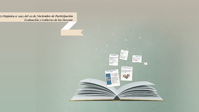 Ley Orgánica de la Participación, la Evaluación y el Gobierno de los Centros Docentes (LOPEG)