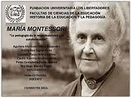 La pedagogia de Maria Montesori