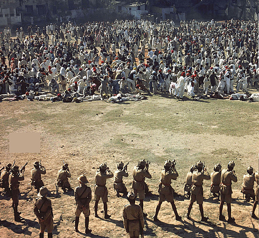 The Amritsar Massacre occurs. With General Dyer ordering troops to open fire on unarmed protesters, about 400 Indians died and over 1,100 were wounded.