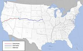Transcontinental Railroad completed
