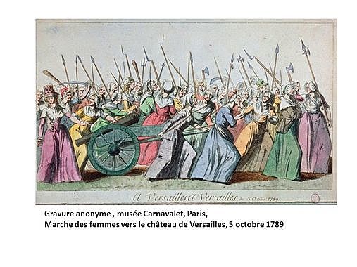 La marche des femmes sur Versailles