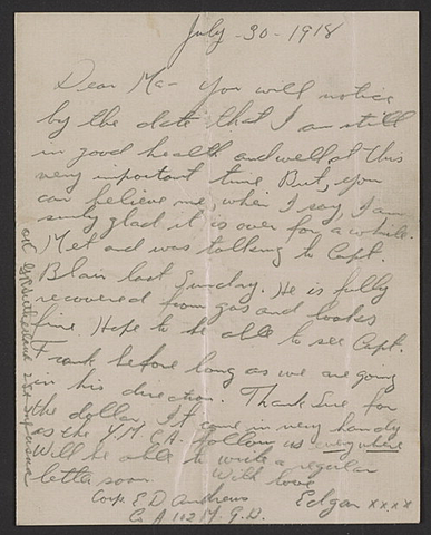 Edgar’s letter to his mom pt 2