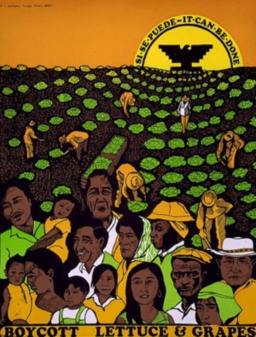 UFW's Nationwide Boycott of Grapes Picked on Nonunion Farms