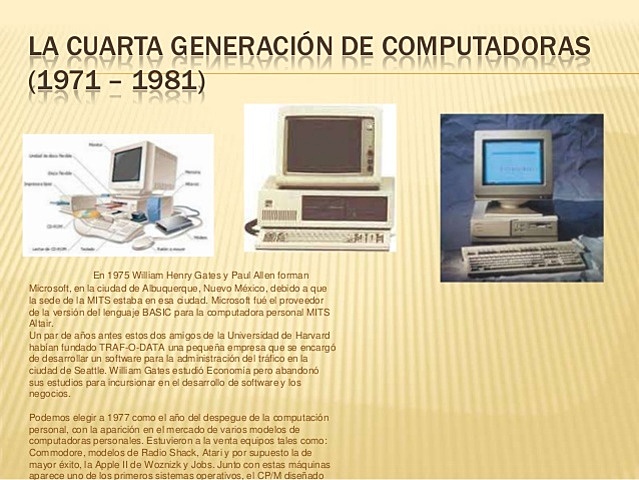México la cuarta generación de computadores