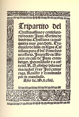 Primera Imprenta en America