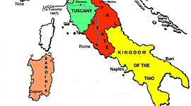 Timeline: Unificación Italia