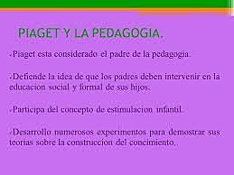 Teoria Cognitiva (Jean Piaget )