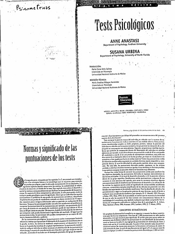 Primeras Ediciones Lectoras Psicológicas