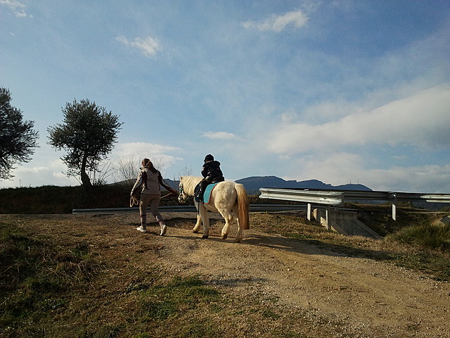 El primer dia a cavall