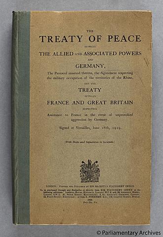 Treaty of Versailles Signed