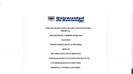 Timeline: LINEA DE TIEMPO EVOLUCIÓN DEL CONCEPTO DE RED