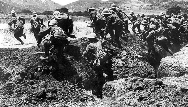 Allied troops landed in gallipoli