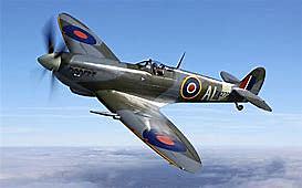 The first Spitfire took to the skies.
