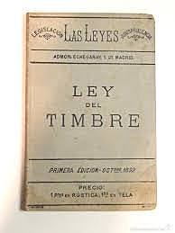 Ley del Timbre