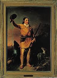 David Crockett entered the Alamo with small group of volunteers.