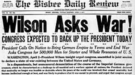 Timeline: Wilson for War