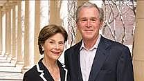 George got married to Laura (Welch) Bush