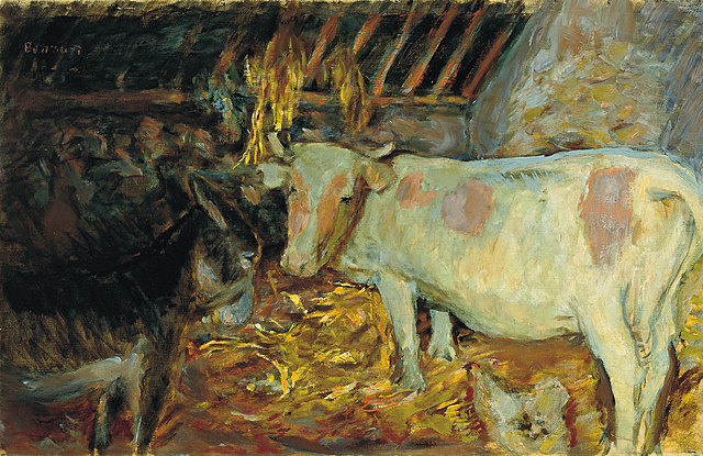 El establo - Pierre Bonnard