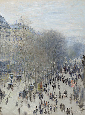 Claude Monet, Le Boulevard des Capucines ( Romanticism)
