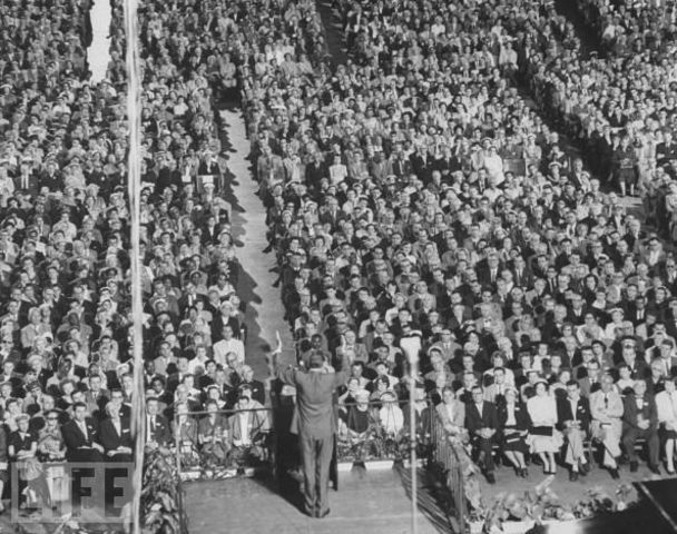 Billy Graham Crusade At Maddison Square Garden