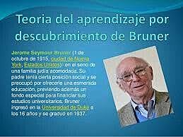 1960 BRUNER - APRENDIZAJE POR DESCUBRIMIENTO
