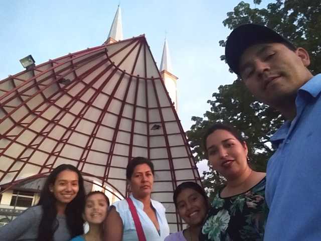 de paseo con mi familia