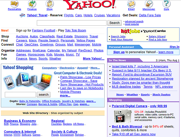 Search Engines (Yahoo)