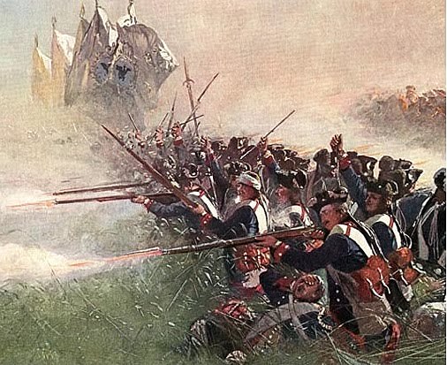 Den första militära sammandrabbningen