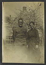 Leo Joseph Bailey in chaumont France with his uniform