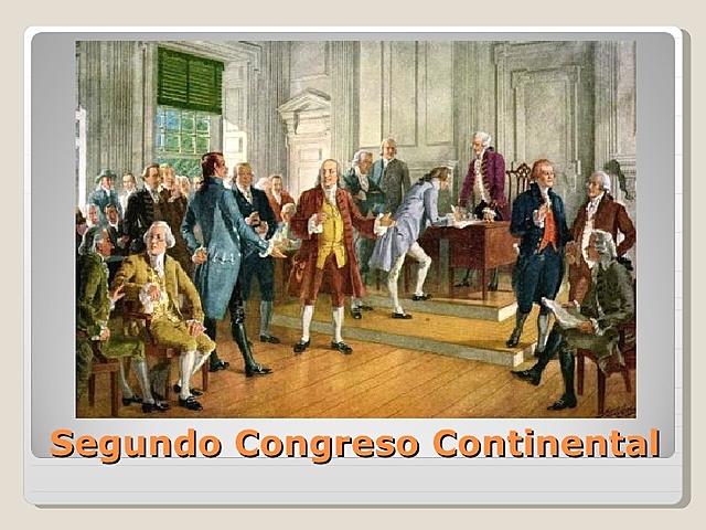 El Segundo Congreso Continental se reúne en Filadelfia