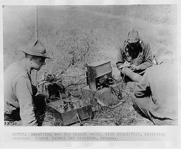 LeRoy's first time with a trench set up "listening in"