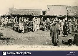 La presencia francesa en Marruecos.