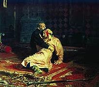 Ivan the Terrible murdered his son Ivan