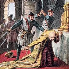 Thomas a Becket murdered