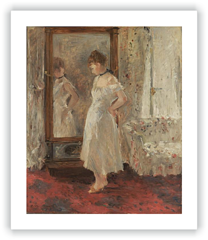 El espejo psiqué | Berthe Morisot