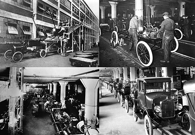 Ford instala la cinta de embalaje móvil