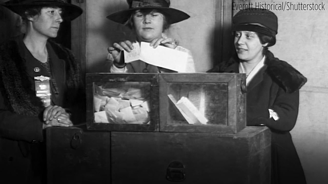 Women got the right to vote.